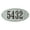 Quartzite, variant on 9 in. Rockport Oval in Sand Granite Polished Stone Color Solid Granite Address Plaque