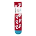 thumbnail image 5 of MeMoi Back On Your Feet Greeting Card Sock | Hospital Socks MeMoi One Size / Red, 5 of 5