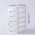 thumbnail image 4 of NOVELAR Plastic Desktop Organizer with Multiple Compartments, 6 x 8.3 x 12.4 inches, Space-Saving Design for Home Office or Study Desk, 4 of 5