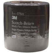 3M 7522 Scotch-Brite Multi-Flex Abrasive Sheet Roll 07522 Ultra Fine, 8" x 20'