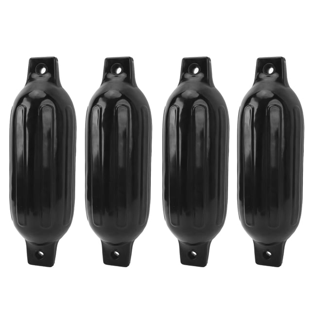 Marine Ribbed Buoys Docking Bumper Shield, Waterproof Inflatable Boat Bumper Kit UV Resistance for Pontoon