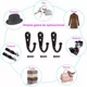 thumbnail image 5 of Gancho Perchero Colgador Pared Organizador 50 Pcs, 5 of 8