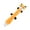 Yellow, variant on Farfi Pet Dog Cats Puppy Cute Squirrel Raccoon Plush Doll Squeaky Chew Play Bite Toy (Grey)