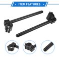 thumbnail image 4 of 1 Pair Motorcycle Handlebar, 37mm Handle Bar Universal for ATV Durable Aluminum Alloy Black, 4 of 6