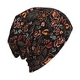 thumbnail image 6 of Xecao Floral Print Beanie Knitted Hat for Men Women, Winter Fashion Knit Cuffed Caps Unisex, 6 of 7