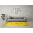 thumbnail image 3 of Ahgly Company Indoor Rectangle Oriental Yellow Industrial Area Rugs, 6' x 9', 3 of 4