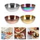 thumbnail image 2 of Plato de condimento de 4 piezas Plato de salsa de acero inoxidable Plato de aperitivo Suministros de cocina, 2 of 5