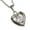 Clear, variant on Stainless Steel Women's Pendant Mother Daughter Cz Heart Necklace