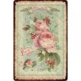 thumbnail image 1 of (A) Rectangular Hojalata 20*30 Cm Plano Serie Plantas Rosadas, 1 of 9