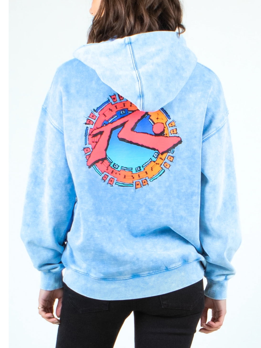 baby blue hoodie women's