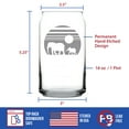 thumbnail image 4 of Bevvee Beer Can Pint Glass 16 oz Elephant Sunset Elephant Lover Beer Gifts Beer Glasses, 4 of 4