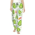 thumbnail image 2 of Lsque Kawaii Avocado Print Women's Pajama Pants, Lounge Pant - Comfortable Home Wear,Elastic Waistband, Stylish Design-XX-Large, 2 of 9