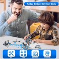 thumbnail image 4 of Solar Robot Toys Dioju 13 en 1 para niños de 8 a 12 años, color gris, 4 of 7