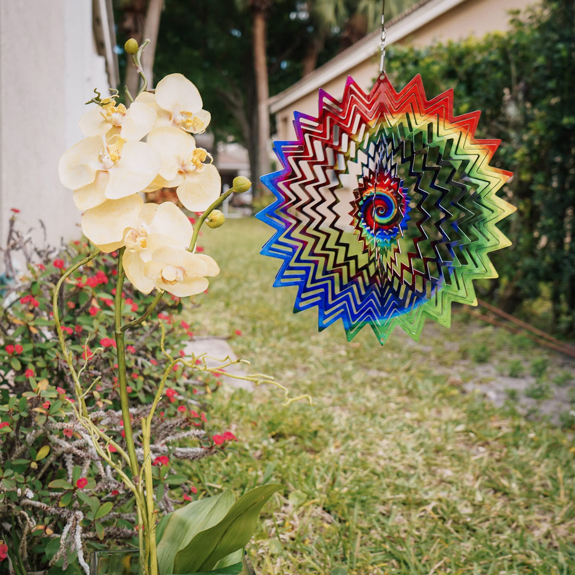 Dinosaurier Wind Spinner – Buntes 3D-Gartendeko-Windspiel Für Garten, Terrasse & Hof