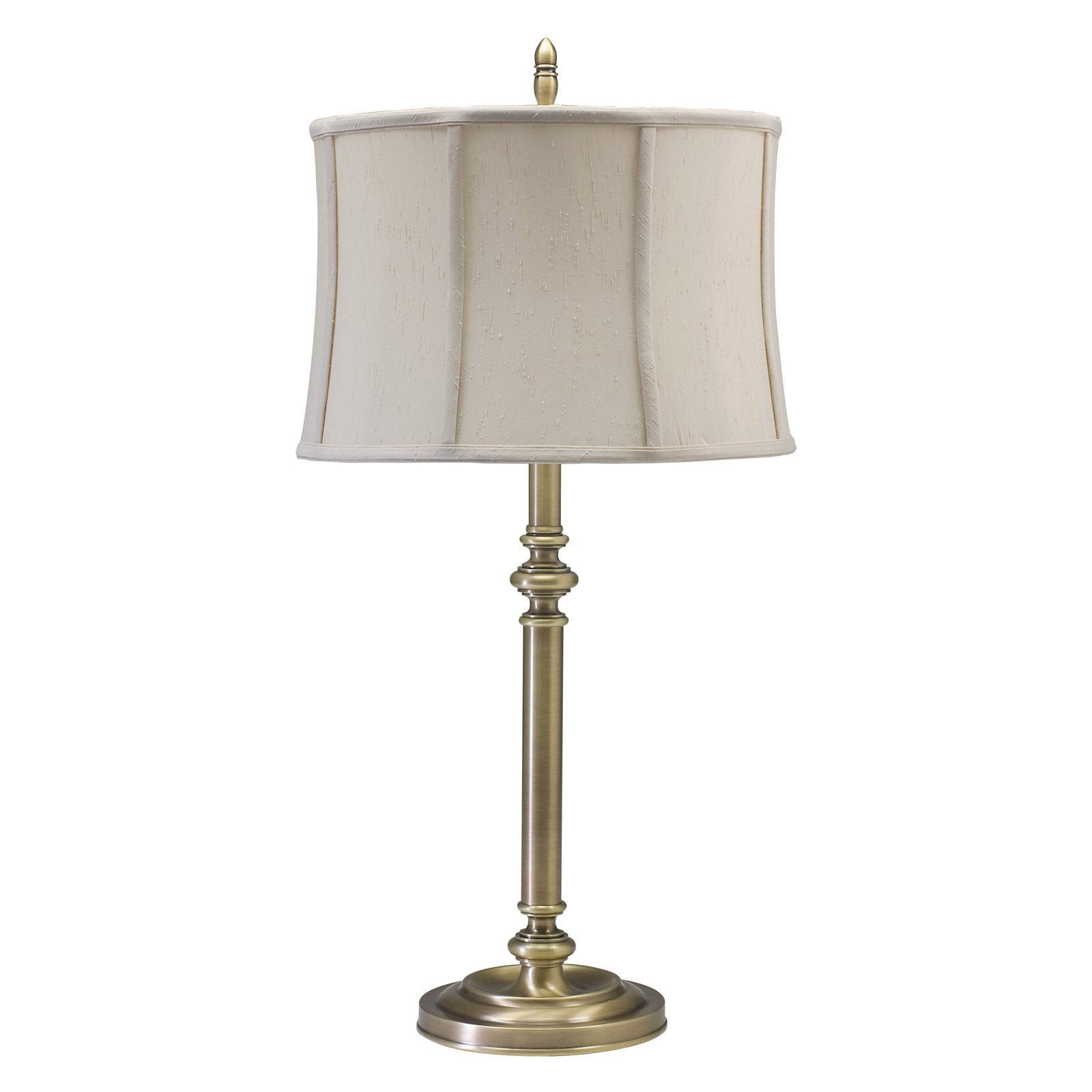 House Of Troy Ch850 Antique Silver 1, Antique Double Light Table Lamp White