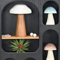 thumbnail image 4 of Cheungs 6005L Hareton Forest Mushroom Table Decor - Brown & White - Large, 4 of 6