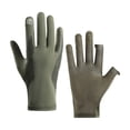 thumbnail image 2 of Sunscreen Gloves UV Protection Cooling Breathable Touch Screen Anti Slip Sun Gloves Lightweight Comfortable Outdoor Gloves for Driving Cycling Hiking Running, 2 of 6