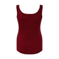 thumbnail image 4 of T-shirt de Maternité pour Femmes Ourlet Solide Décontracté Sans Manches Col Rond Basique Allaitement, 4 of 5
