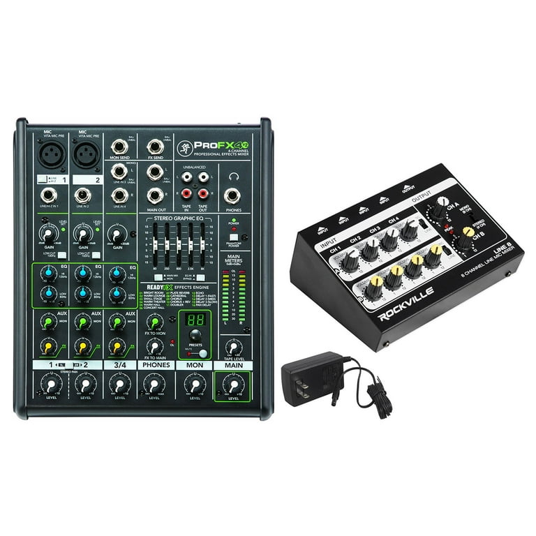 Mackie ProFX4 v2 Mixer with FX, 4-Channel | zZounds