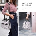 thumbnail image 3 of Ratiio Lavender Flowers Pattern Lunch Bag ,Insulated Lunch Box, Small Leakproof Cooler Food Lunch Containers Reusable High Capacity Lunch Tote Bags, 3 of 6