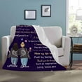 thumbnail image 2 of LHSHID Custom Blanket to my bestie my best friend thank You for being such an inspiration Bed Throws Light Blanket, 2 of 4