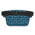 thumbnail image 3 of Fotbe Cute Shark Cangurera Cuadrada con Estampado de Doble Capa, Bolsa de Cintura Ajustable Mini para Hombres y Mujeres, 3 of 9