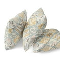 thumbnail image 2 of Amrita Sen Blown And Closed Pillow With Gold Red White CAPL352FSDS-BL-16x16, 2 of 7