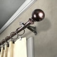 thumbnail image 2 of Olga Curtain Rod 3/4 inch dia. 28-48" - Cocoa, 2 of 3