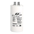 thumbnail image 1 of 40F 450V AC Capacitor Dual Plug 50/60Hz for Air Compressor Water Pump Motor 94x45mm Cylinder, 1 of 5