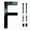color F, variant on Giunmcul Festival Gift Modern Floating House Number Creatives Digital House Number Acrylic Full