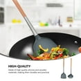 thumbnail image 3 of ELAYARD 1 Set Kitchen Items Beech Wood Kitchen Cooking Utensils Grey for Easy Cleaning, 3 of 8