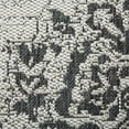 thumbnail image 3 of Nicole Miller New York Patio Country Azalea Transitional Medallion Indoor/Outdoor Area Rug, Grey/Black, 5'2"x7'2", 3 of 8