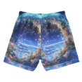 thumbnail image 7 of FORMRS Boys Swim Trunks Quick Dry Mesh Liner Boardshorts Sizes XS-XL, Beautiful Floral Moon, 7 of 7