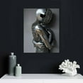 thumbnail image 5 of Nawypu Black And White Picture Poster Prints 3D Canvas Wall Art Decor Sculpture Effect Modern Paintings For Wall Gray-3d Abstractive Wall Decor For Living Room Bedroom, 5 of 5
