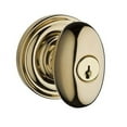 thumbnail image 4 of Baldwin Reserve Enelltrr152 Entry Ellipse Knob And Traditional Round Rose With 6Al Latch And Dual Strike Matte Antique Nickel Finish, 4 of 7