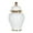White, variant on Esquirla Ceramic Vase Porcelain Ginger Jar Decoration Display Handicraft Ornaments Temple Jar Tea Storage Jar for Storage Tank Bedroom Gold