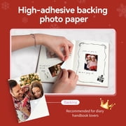 HPRT MT53 Photo Paper for Mini Printer, 2x3 Inch Sticky-Backed, Shareable Zink Photo Paper, 50 Sheets Pack Options