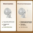 thumbnail image 5 of XGFHYJEH Desk Fan, Box Fan, Small Fan, Box Fan Clearance, Small Desk Fan, Small Fans for Desk, Portable Personal Quiet Electric Fan for Home, Plastic, 5 of 7