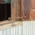 thumbnail image 5 of Uxcell 6 Inch Hook Eye Latch, 2 Pack Carbon Steel Privacy Hook and Eye Latch Gate Latch Lock, Bronze, 5 of 5