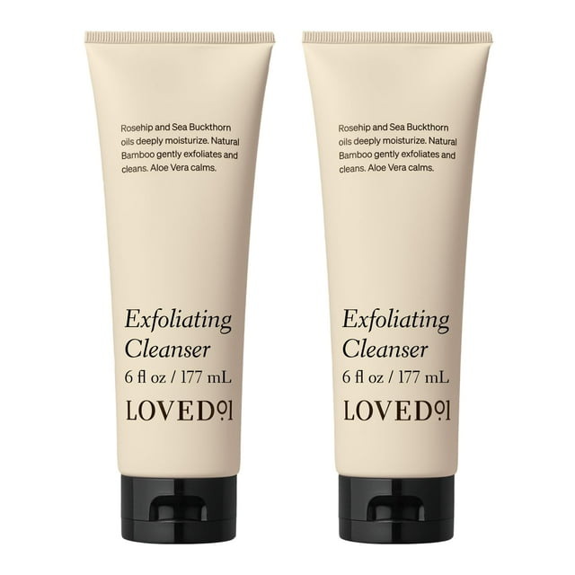 Limpiador Loved01 Exfoliante facial y corporal John Legend, 360 ml, paquete de 2
