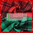 thumbnail image 6 of Large Fabric Christmas Holiday Gift Bags 20x16 16x12inch, 6pcs Cotton Gift Wrapping Sacks Cloth Pouches for Xmas Presents Party Favor, 6 of 7