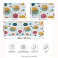 thumbnail image 2 of Yayeee Pillowcase Queen Size Set of 2 Satin Wrinkle Resistant Pillow Case, Bubbles Hamburger, 2 of 8