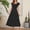Black summer dresses, variant on SEMPAI Up to 60% Off Summer Dresses Dresses Short Sleeve V-Neck Solid Mid-Length Sundresses Active for Christmas Women's Plus Dresses