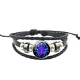 thumbnail image 7 of Censtreet Zodiac Bracelets for Women 12 Constellations Multilayer Leather Bracelet Handmade Woven Zodiac Sign Wrap Wristband Cuff Bracelet Zodiac Gifts for Birthday Christmas, 7 of 7