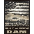 thumbnail image 4 of JH Design Men's Dodge Ram Built To Serve Pullover Hooded Sweatshirt, 4 of 4