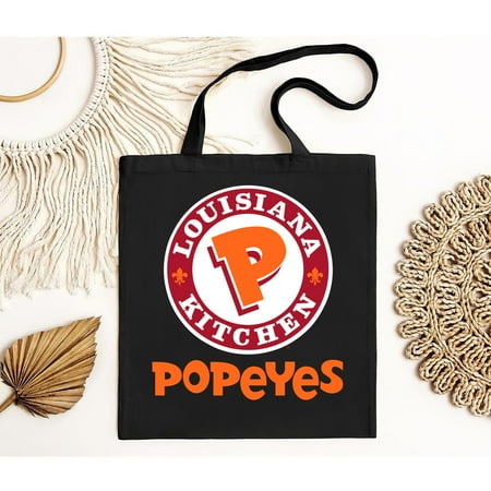 vintage Popeyes Logo Active Tote Bag Funny S to -TH23018