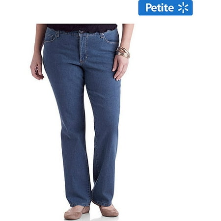 Women's Plus-Size Petite Curvy Bootcut Denim Jeans - Walmart.com