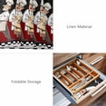 thumbnail image 6 of Placemats 1 Pack, Chef Woven Placemat, Linen Place Mats for Kitchen/Dining Tables, Cartoon Cute Watercolor Cooking Black Plaid Washable Table Mats for Party, 6 of 8