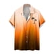 thumbnail image 1 of Mens Manga Corta Botón Abajo Camisas Botones Casuales Imprimir Blusa Turndown, Camisa de Poliéster para la Fiesta, los Negocios Y el Uso Casual Diario, 1 of 5