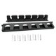 thumbnail image 2 of Soporte de pared para cañas de pescar con capacidad para 6 cañas. Evita daños. Fácil de instalar. Profesional. Negro, 2 of 9